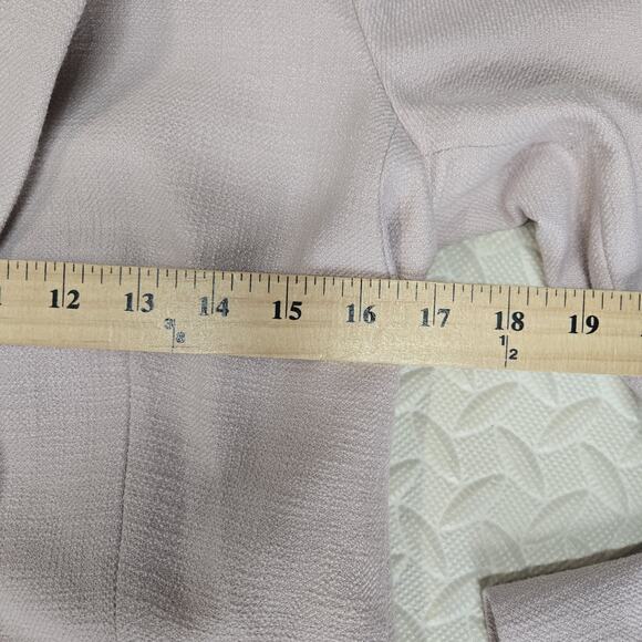 Rebecca Taylor Textured Knit Blazer Womens Small Pink Career Wear Coastal - Picture 11 of 12